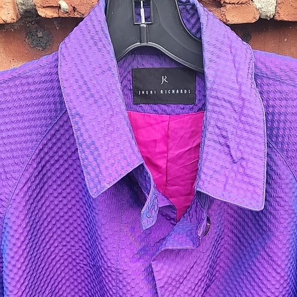 Iridescent Purple light weight jacket - Picture 5 of 6